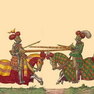 Lances at the thrust between Knights by Hector Mair Paulus #2