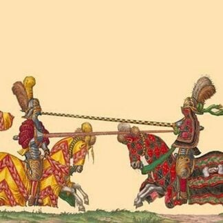 Lances at the thrust between Knights by Hector Mair Paulus #3