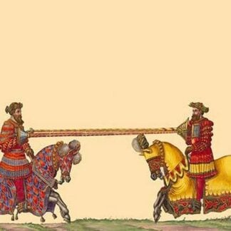 Lances at the thrust between Knights by Hector Mair Paulus #5