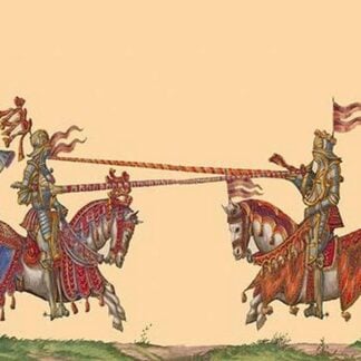 Lances at the thrust between Knights by Hector Mair Paulus #6