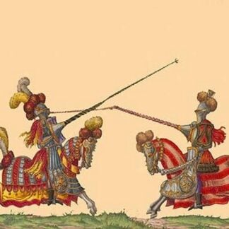 Lances at the thrust between Knights by Hector Mair Paulus