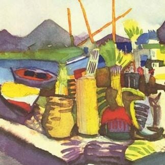 Landscape at Hammamet by August Macke