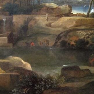 Landscape with the Rest on the Flight into Egypt by Sebastian Bourdon