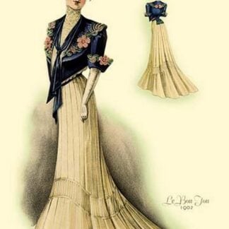 Le Bon Ton: Blue and Tan