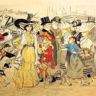 Le Boulevard by Theophile Alexandre Steinlen