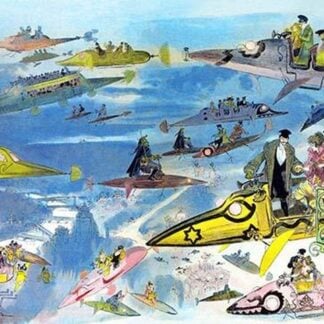Le Sortie de l'op ra en l'an 2000; Futuristic look at Air Travel in the year 2000