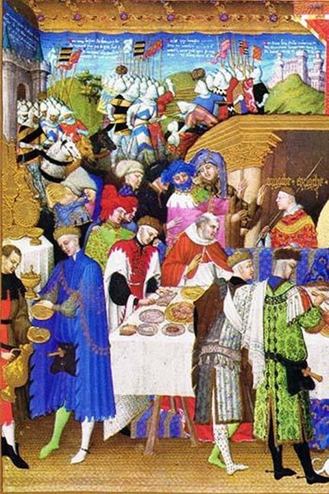 Le Tres Riches Heures du Duc de Berry - January by Paul