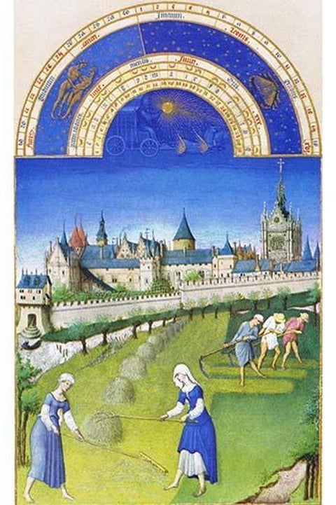 Le Tres Riches Heures du Duc de Berry - June by Paul