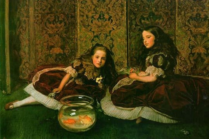Leisure Hours by John Everett Millais