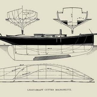 Light-Draft Cutter Mignonette by Charles P. Kunhardt