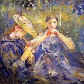 Little Flute players by Berthe Morisot