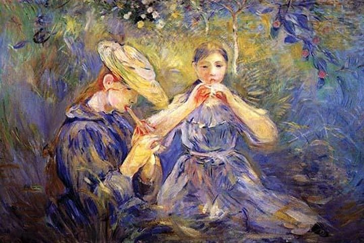 Little Flute players by Berthe Morisot