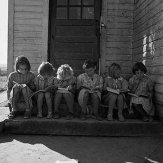 Little Girls Read their Lessons by Dorothea Lange