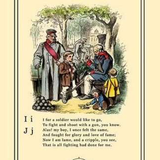 Little Lily's Alphabet: I for a Soldier by Oscar Pletsch