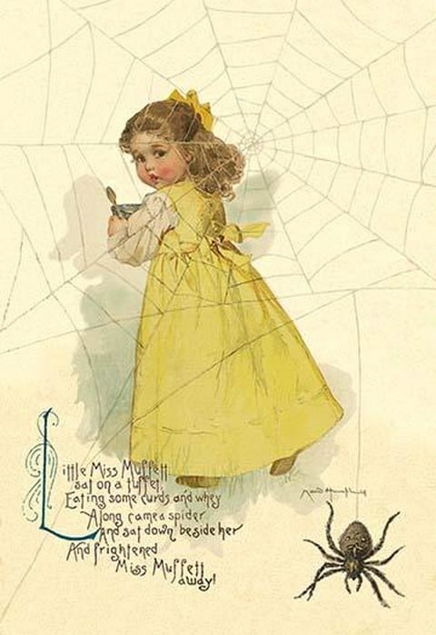 Little Miss Muffett by Maud Humphrey