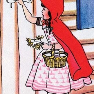 Little Red Riding Hood Knocks on Grandma's Door by Julia Letheld Hahn