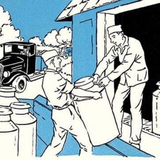 Loading the Milk Cans by Margaret Hoopes