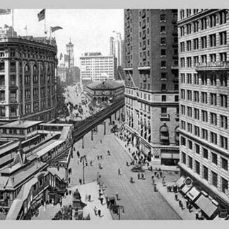 Looking Down Broadway Towards Herald Square