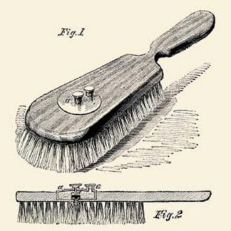 Lotion Dispensing Hair Brush