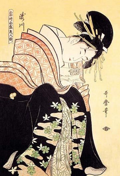 Love Letter by Kitagawa Utamaro