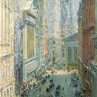 Lower Manhattan by Frederick Childe Hassam