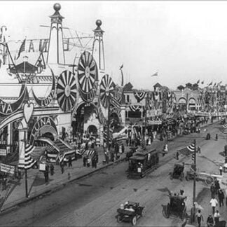 Luna Park and Surf Ave. by Irving Underhill