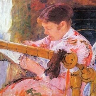 Lydia at the Cord Framework by Mary Cassatt