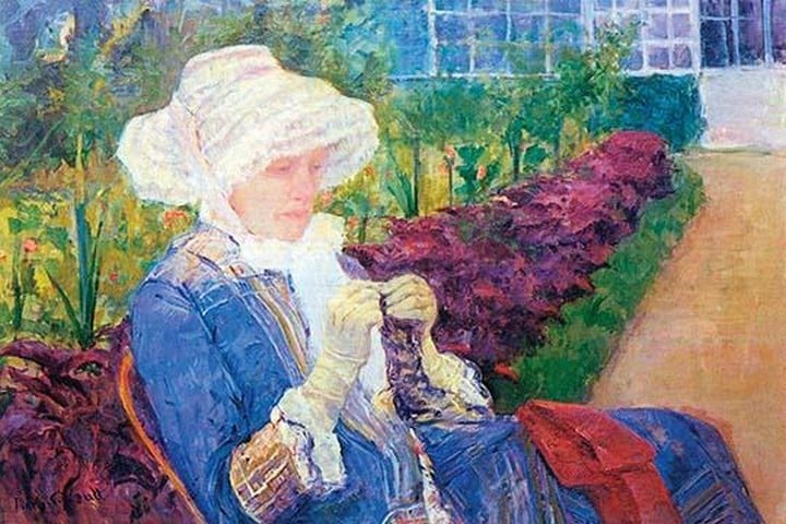 Lydia in the Garden of Marly by Mary Cassatt