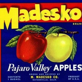 Madesko Brand Pajaro Valley Apples