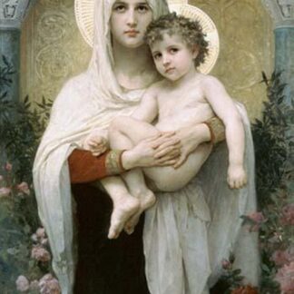 Madonna of the Roses by William Bouguereau