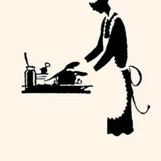 Maid Prepares Recipe by Maxfield Parrish