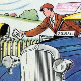 Mail Delivery by Car by Julia Letheld Hahn