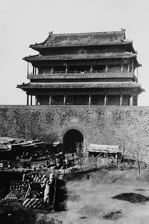 Main Gate of Peking China During Boxer Rebellion