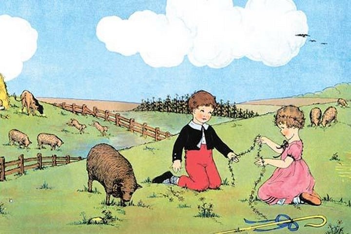 Making a Garland by Queen Holden