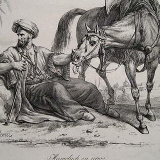 Mamluk Resting by Carle Vernet