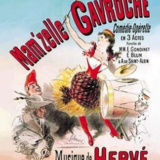 Mam'zelle Gavroche Comedie-Operette by Jules Cheret
