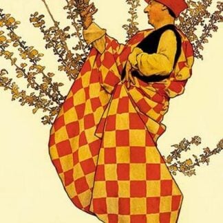 Man with Apple by Maxfield Parrish