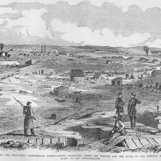 Manassas Junction abandoned by Confederates by Frank Leslie