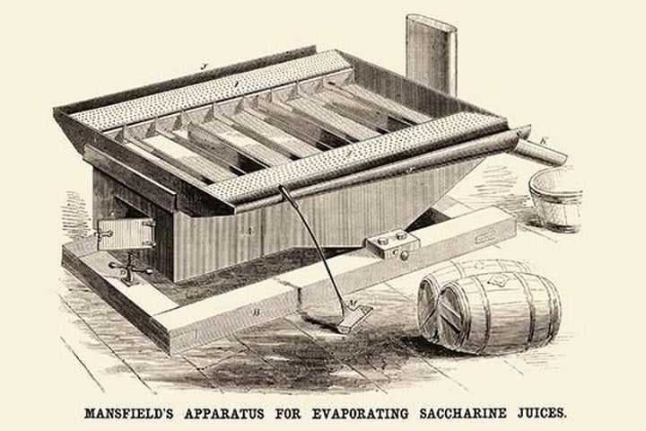 Mansfield's Apparatus for Evaporating Saccharine Juices