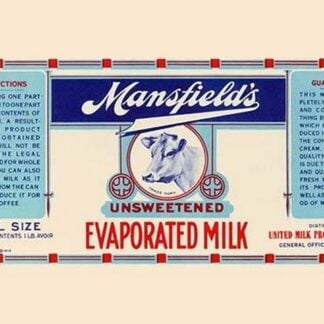 Mansfield's Unsweetened Evaporated Milk
