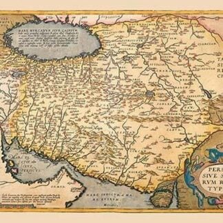 Map of The Middle East by Abraham Ortelius #2