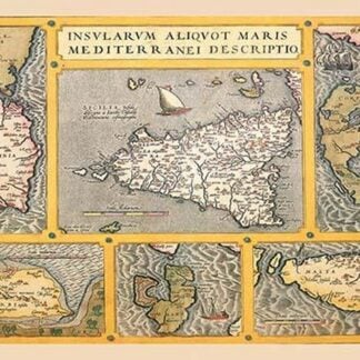 Maps of Italian Islands by Abraham Ortelius