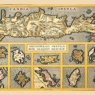 Maps of Mediterranean Islands by Abraham Ortelius