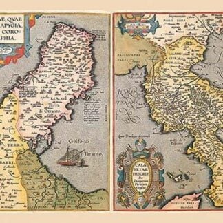 Maps of Peninsulas by Abraham Ortelius