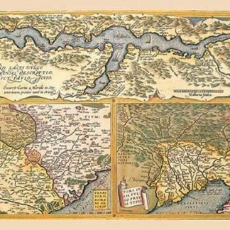 Maps of Rome by Abraham Ortelius