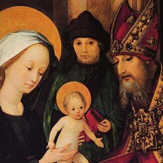 Maria and Archpriest with the Christ by Hans Holbein