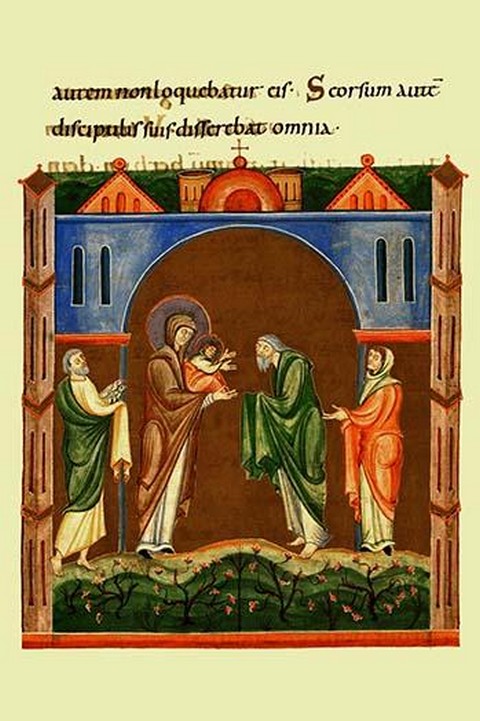 Maria and Christ in the Temple