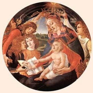 Maria with Christ Child and Five Angels by Sandro Botticelli