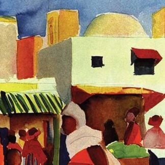 Market in Algiers by August Macke
