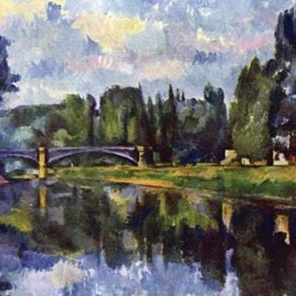 Marne Shore by Paul Cezanne